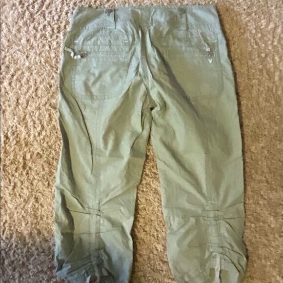 American Eagle khaki green Capri pants size 4 - Picture 2 of 4